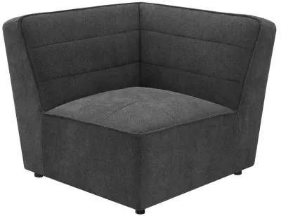 Sunny Upholstered 6-piece Modular Sectional Dark Charcoal