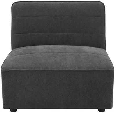 Sunny Upholstered 6-piece Modular Sectional Dark Charcoal