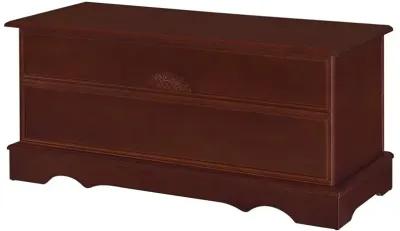 Paula Rectangular Cedar Chest Warm Brown