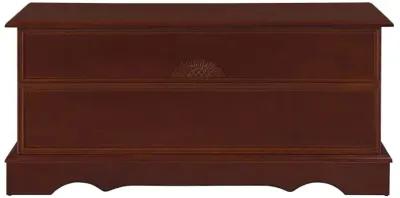 Paula Rectangular Cedar Chest Warm Brown