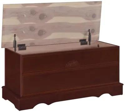 Paula Rectangular Cedar Chest Warm Brown