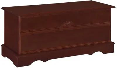 Paula Rectangular Cedar Chest Warm Brown