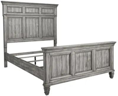 Avenue 4-piece California King Panel Bedroom Set Grey