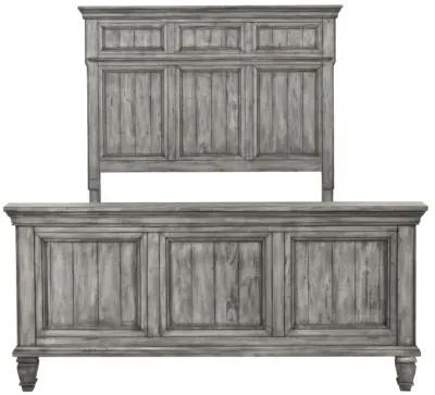 Avenue 4-piece California King Panel Bedroom Set Grey