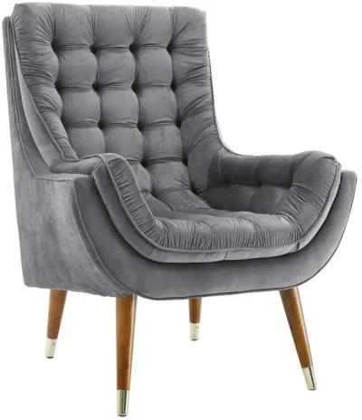 Suggest Button Tufted Performance Lounge Chair