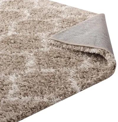 Solvea Moroccan Trellis 5x8 Shag Area Rug