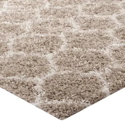 Solvea Moroccan Trellis 5x8 Shag Area Rug