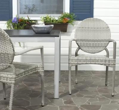 VALDEZ  INDOOR-OUTDOOR STACKING ARM CHAIR  - Set of 2