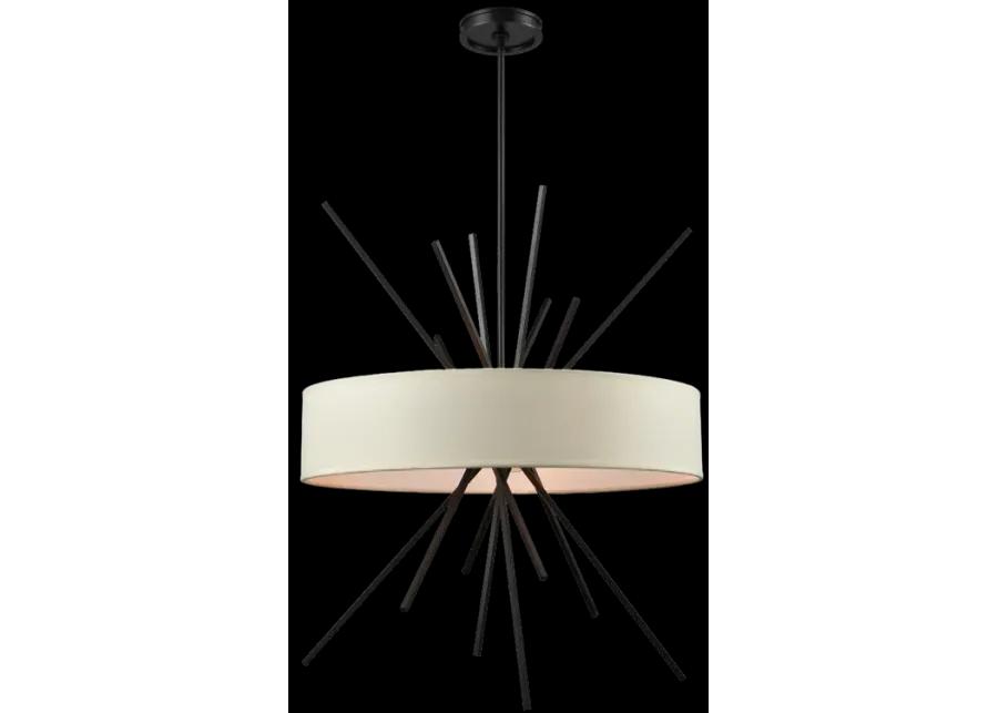 Xenia 25" Wide 5-Light Chandelier - Oil Rubbed Bronze