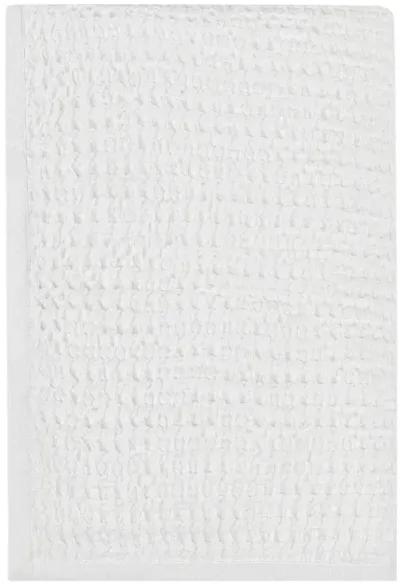 Colorman Belgian Linen BlendWhite Throw Blanket Blanket