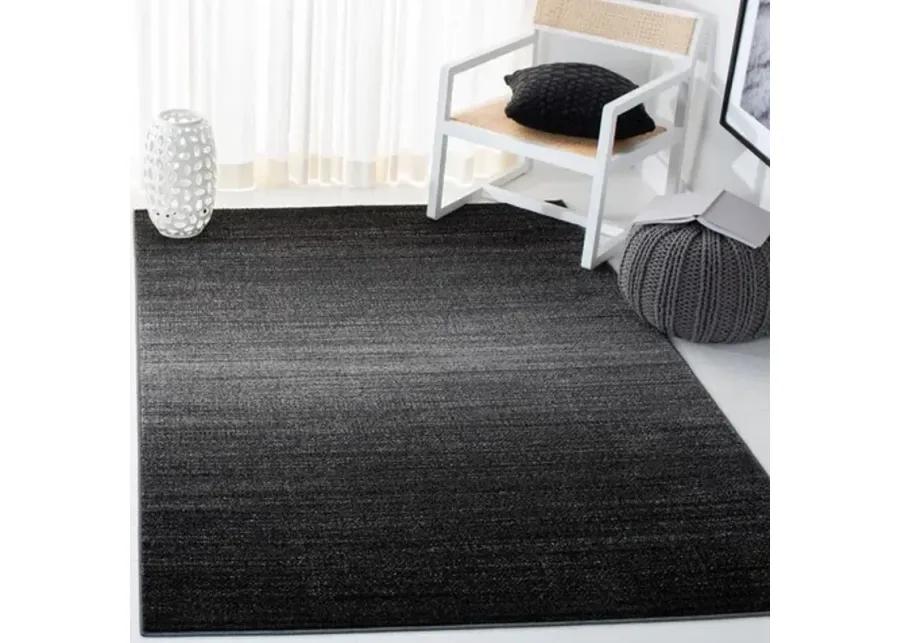 Adirondack Contemporary Dark Grey / Light Grey 9' X 12' Powerloomed Rug