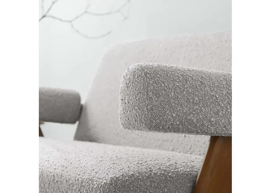 Lyra Boucle Fabric Loveseat