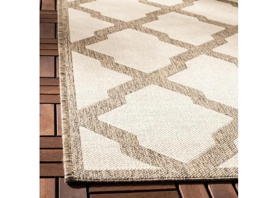 Safavieh BEACH HOUSE Collection BHS122C-3 Cream / Beige 3' X 5'