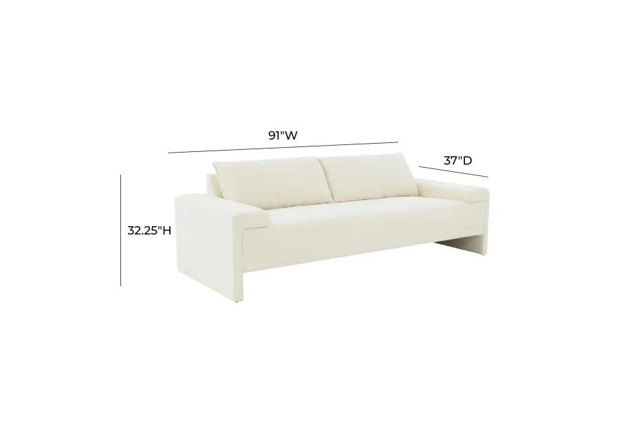 Maeve Cream Boucle Sofa