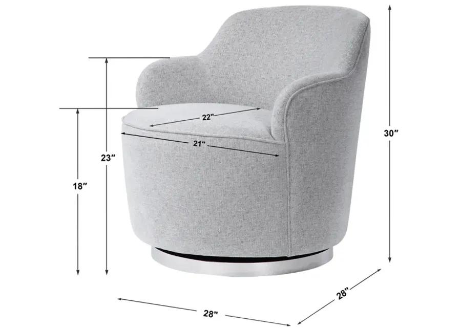 Hobart Casual Swivel Chair