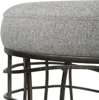 Carnival Iron Round Accent Stool