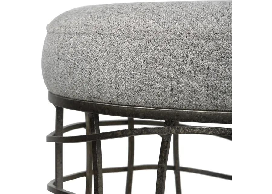 Carnival Iron Round Accent Stool