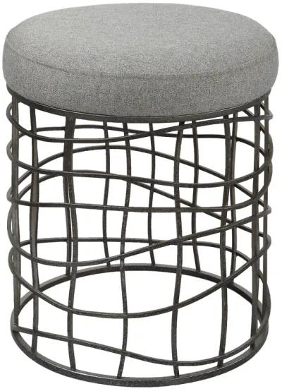 Carnival Iron Round Accent Stool