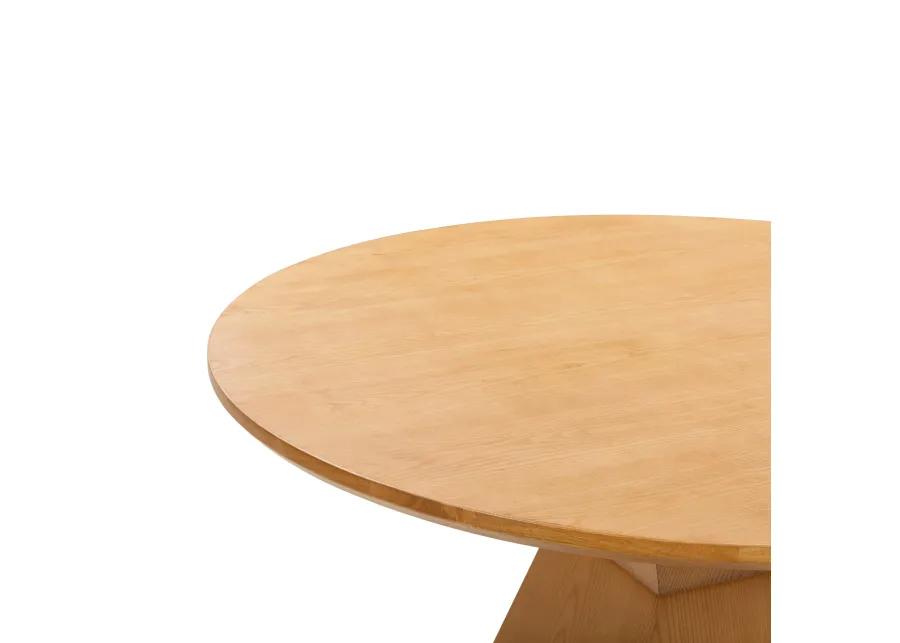 Nolan Natural Wood Round Dining Table