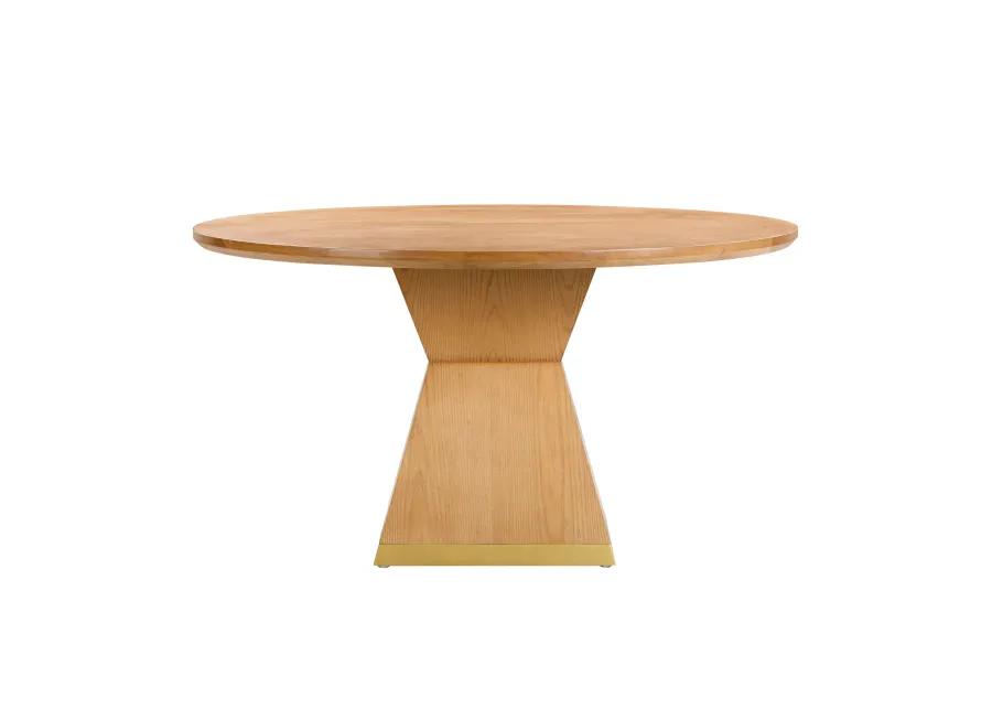 Nolan Natural Wood Round Dining Table