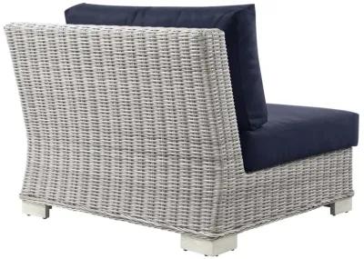 Conway Outdoor Patio Wicker Rattan Right-Arm Chair