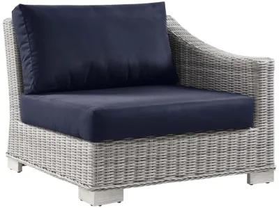 Conway Outdoor Patio Wicker Rattan Right-Arm Chair