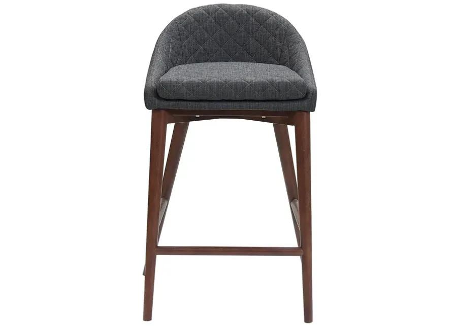 Mila Counter Stool - Dark Grey (Set of 2 Chairs)