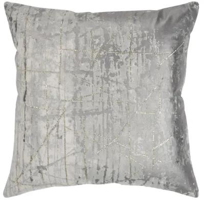 Abstract Silver  Pillow