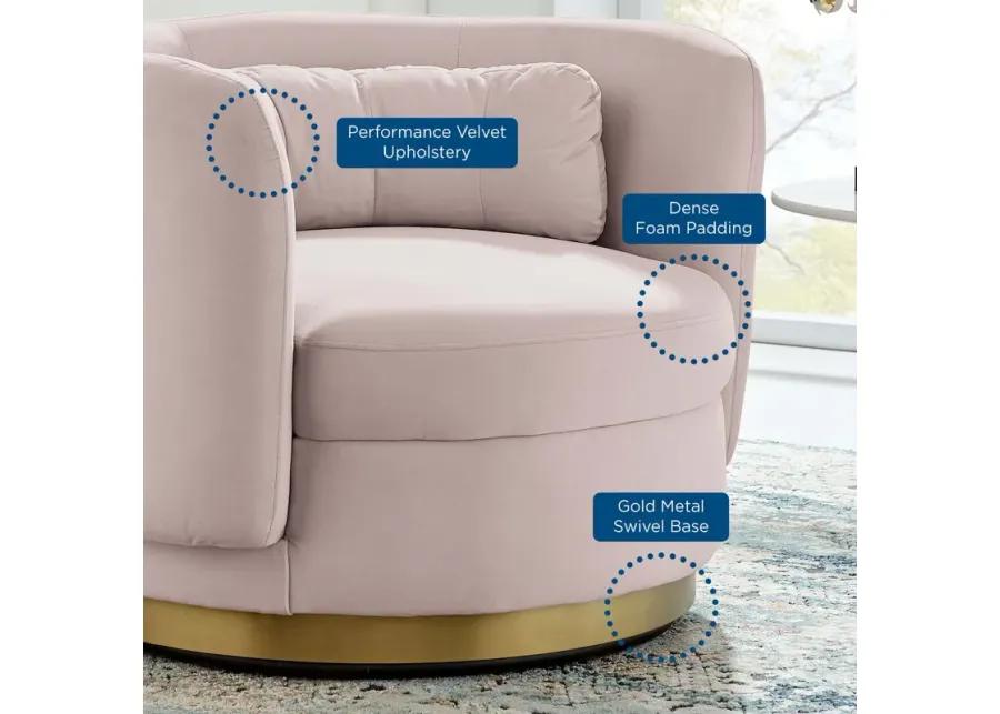 Relish Performance Velvet Performance Velvet Swivel Chair