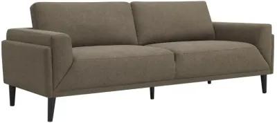 Rilynn 2-piece Upholstered Track Arms Sofa Set Brown