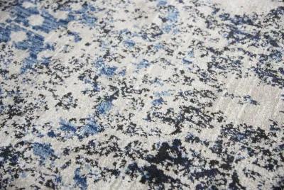 Panache Taupe/Blue Oriental Distress Polypropylene 9'10" x 12'6" Rectangle Rug