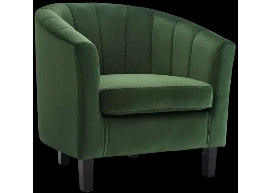 Prospect Channel Tufted Performance Velvet Armchair