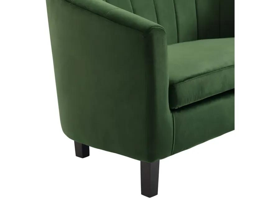 Prospect Channel Tufted Performance Velvet Armchair