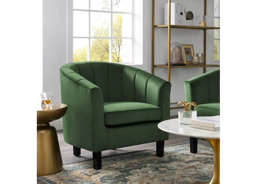 Prospect Channel Tufted Performance Velvet Armchair