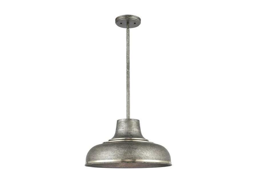 Kerin 16" Wide 1-Light Pendant - Polished Nickel