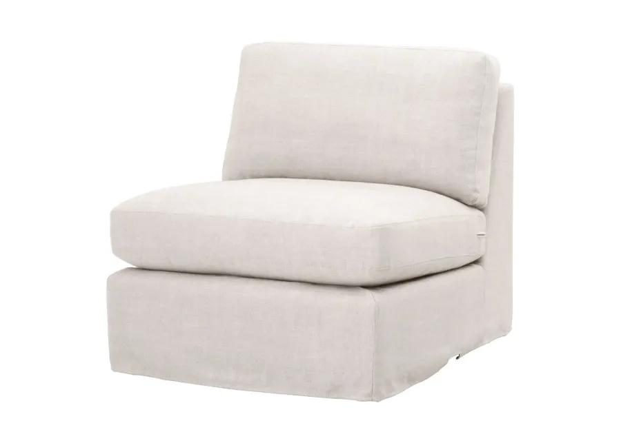 Lena Modular Slope Arm Slipcover 1-Seat Armless Chair