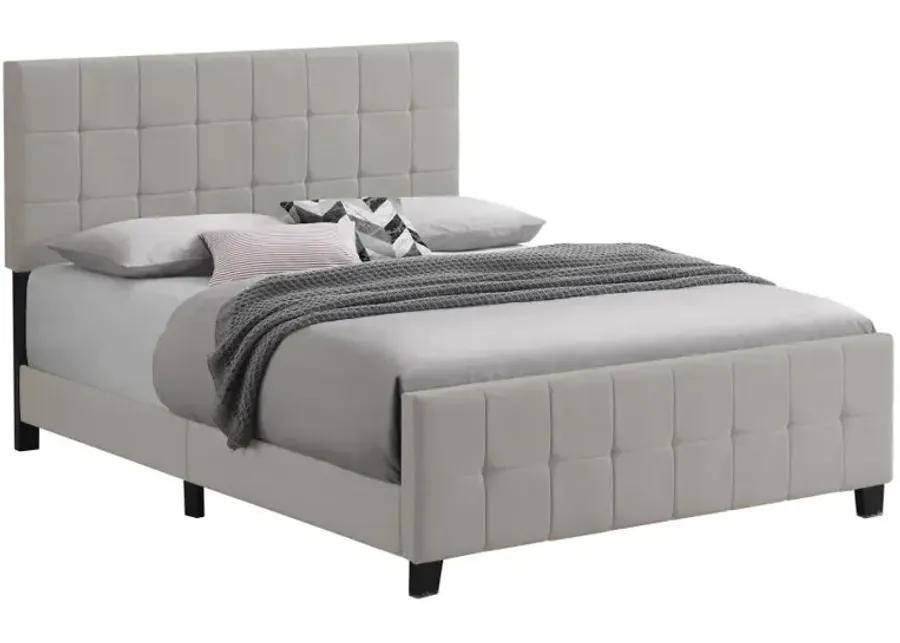 Fairfield Eastern King Upholstered Panel Bed Beige