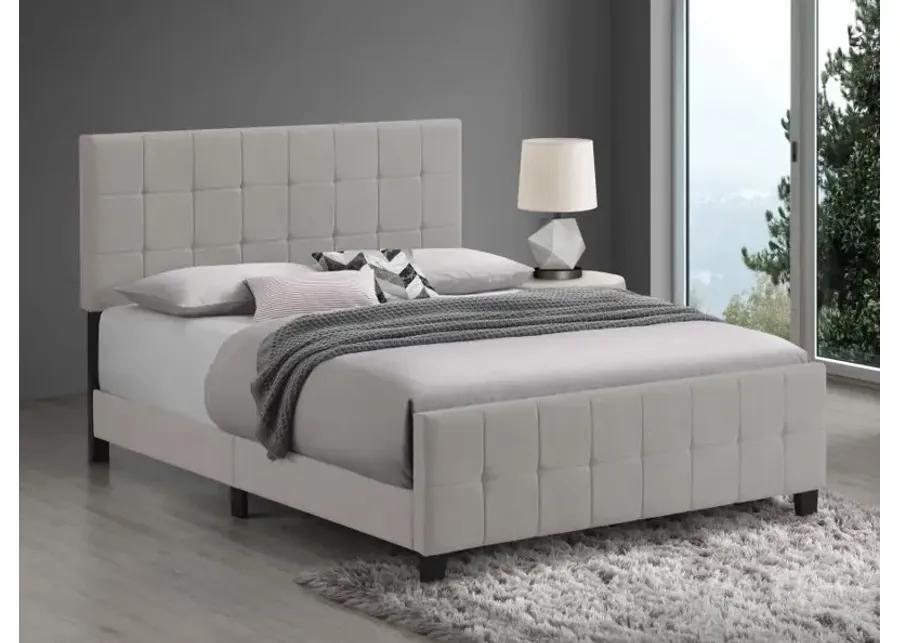 Fairfield Eastern King Upholstered Panel Bed Beige