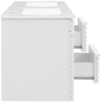 Render 48" Wall-Mount Bathroom Vanity