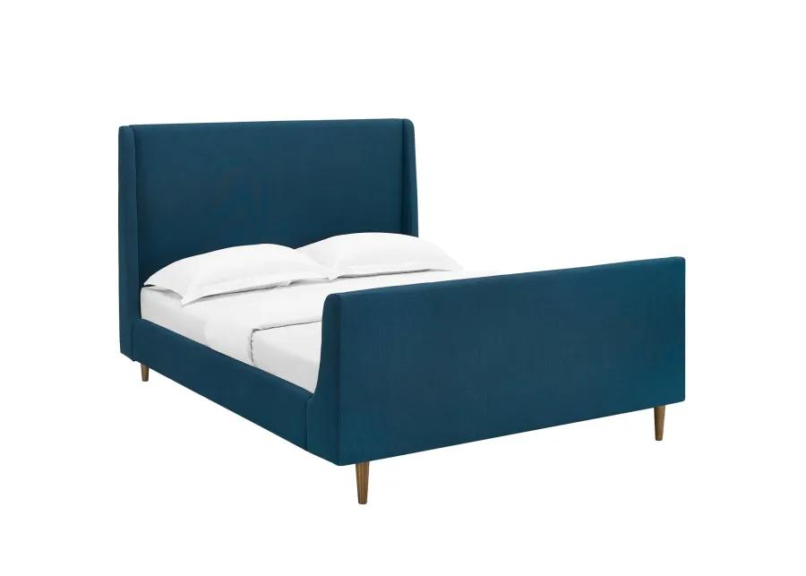 Aubree Sleigh Platform Bed