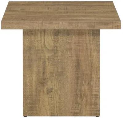 Aaliyah Square Engineered Wood End Table Mango