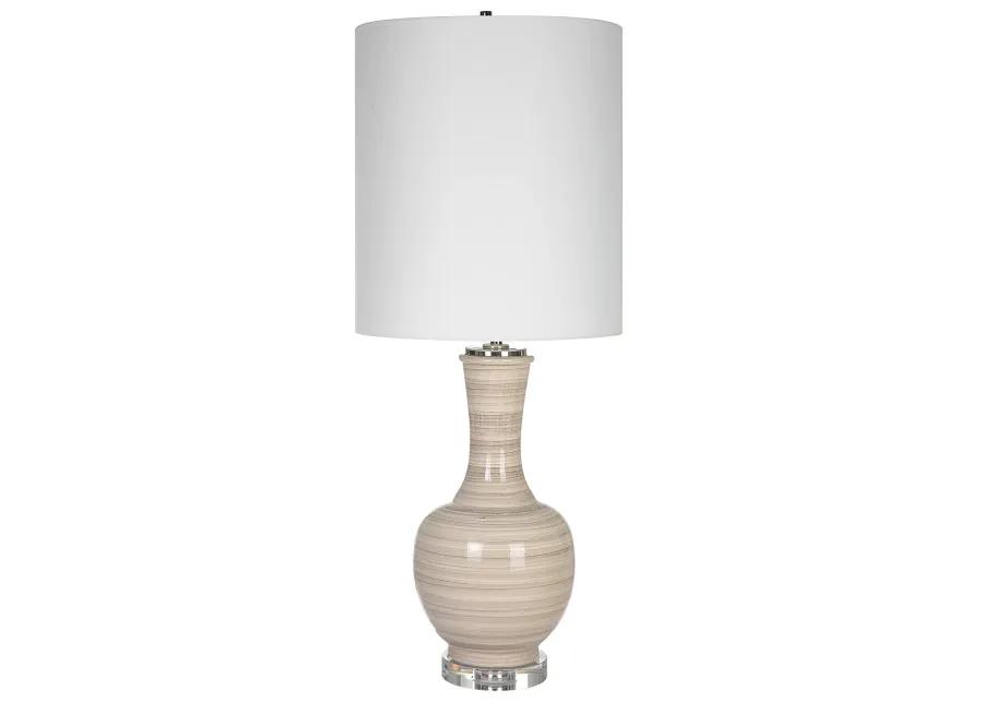 Chalice Striped Table Lamp