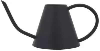 Metal 6"h Watering Can, Black