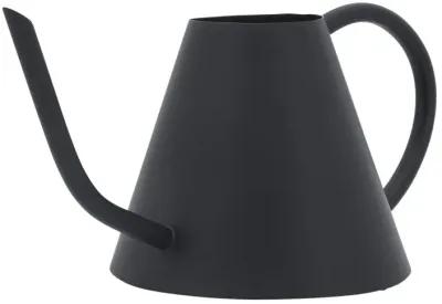 Metal 6"h Watering Can, Black