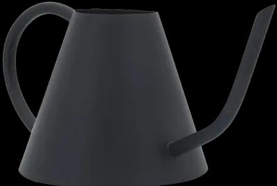 Metal 6"h Watering Can, Black