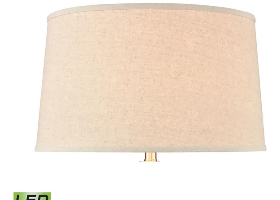 Bartlet Fields 29'' High 1-Light Table Lamp - White - Includes LED Bulb