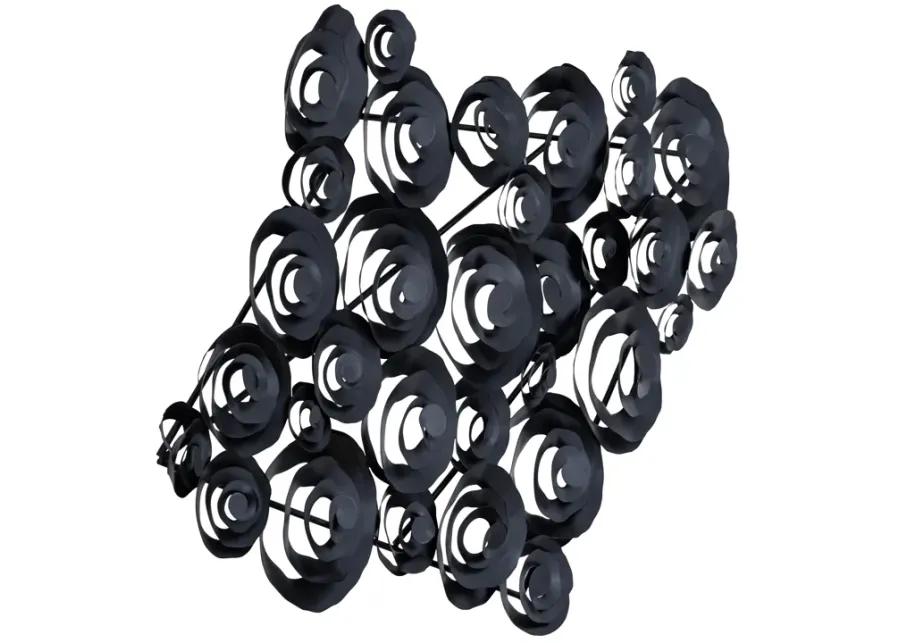 Brando Dimensional Wall Art - Matte Black