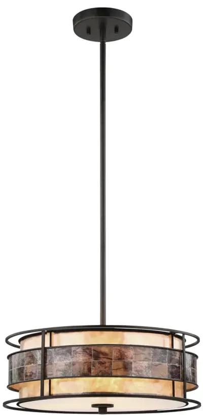 Tremont 18" Wide 3-Light Chandelier - Tiffany Bronze