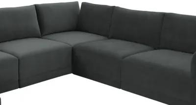 Willow Charcoal Modular Large Chaise Sectional