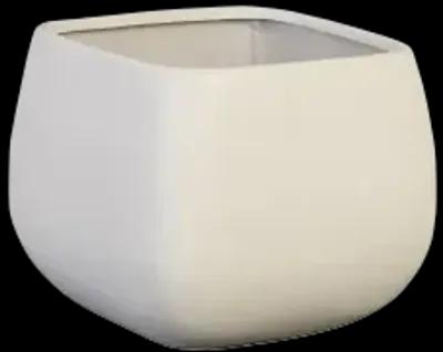 ava planter, large, white